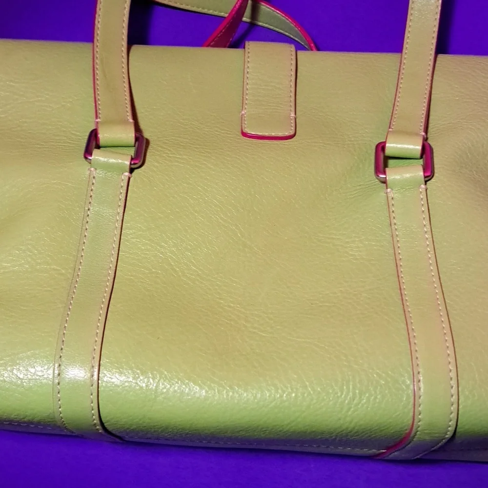 vintage Dooney & Bourke leather "Wicked" 💚shoulder Bag ST. PATRICKS DAY READY🍀 - Picture 15 of 16